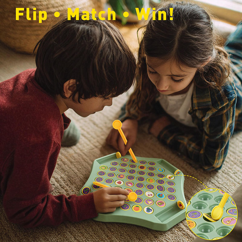 Board Game Oath - Children's Memory Flip Chess Elimination Fun