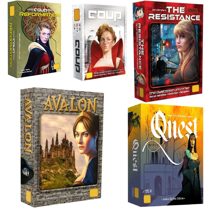 Board Game Solo - New Board game The Resistance Avalon