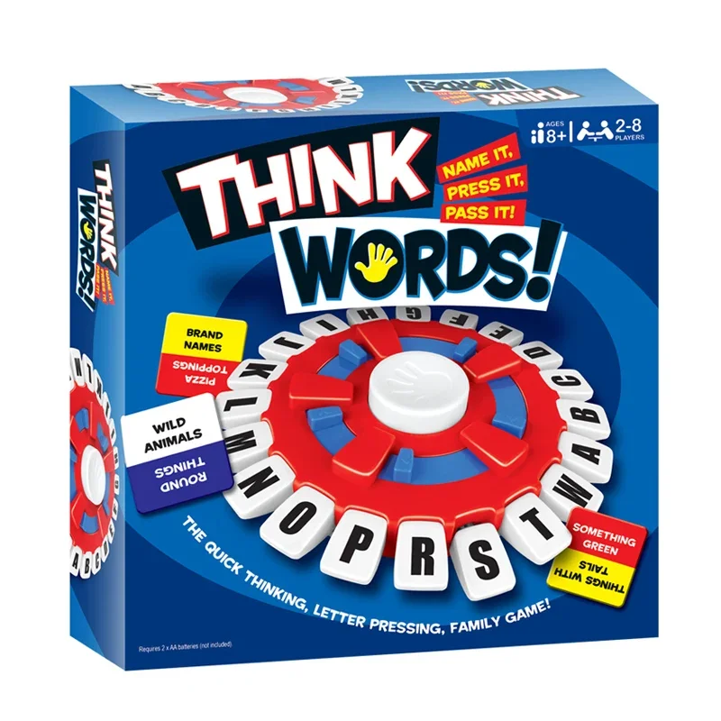 Board Game Quick - Think Word English Spanish Board Game