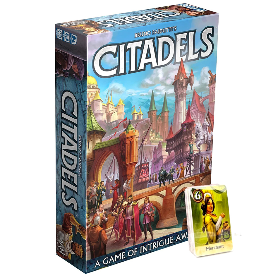 Board Game Risk - Citadels Revised Edition , Board Game-