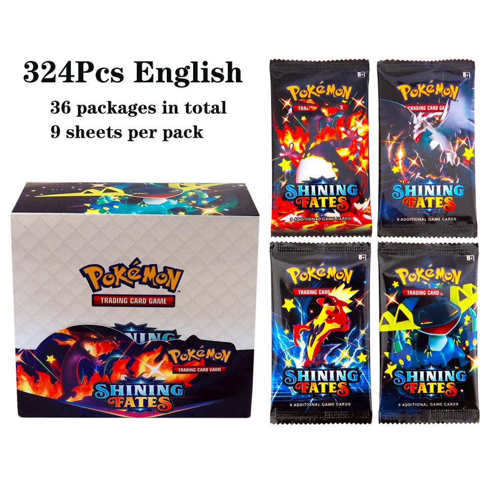324Pcs/box Pokemon TCG: Shinin - Board Game For Kids のレビューと価格