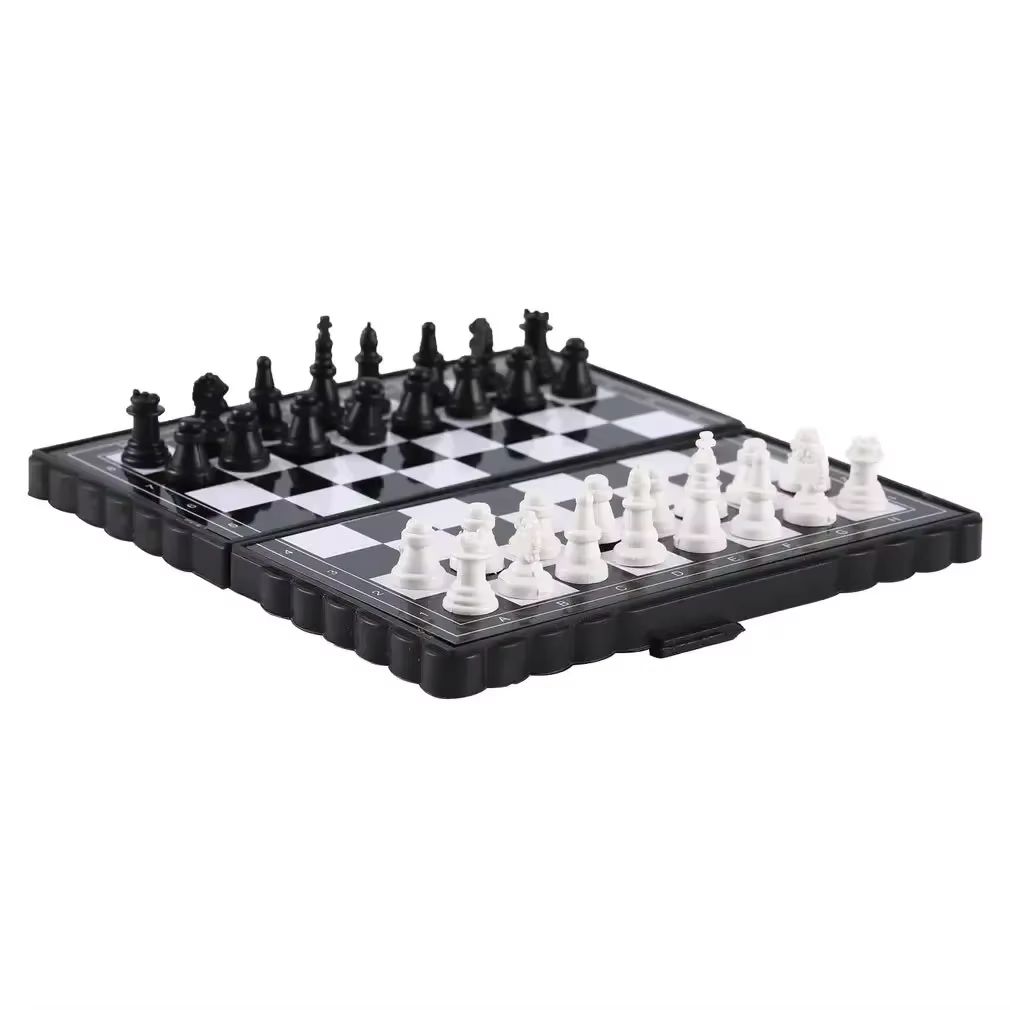 1Pc Mini Magnetic  Chess Set   - Board Game For Kids のレビューと価格