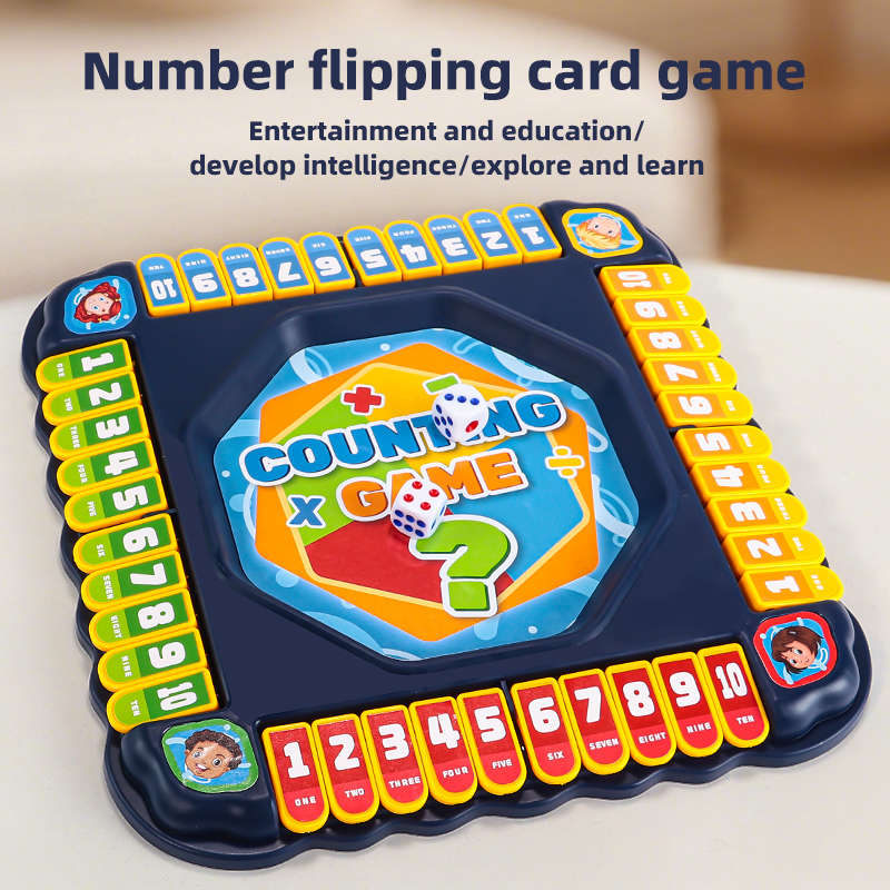 Blue Number Flip Tabletop Game - Board Game Live のレビューと価格