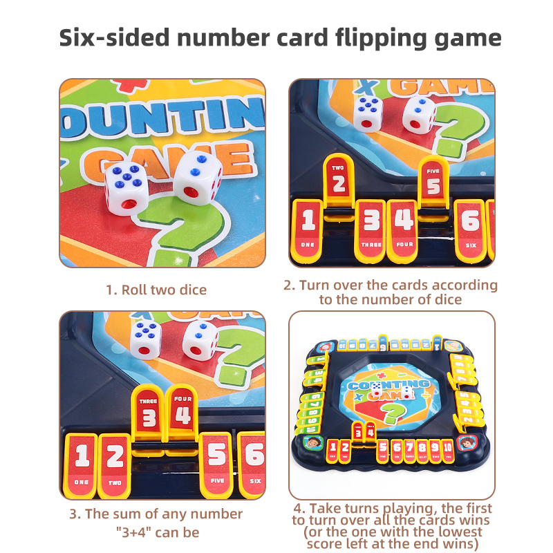Blue Number Flip Tabletop Game - Board Game Live のレビューと価格
