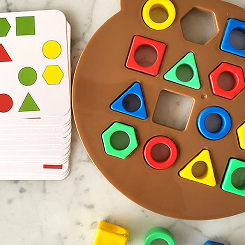 Hot 1Pc Children Puzzles Geome - Board Game Quick のレビューと価格