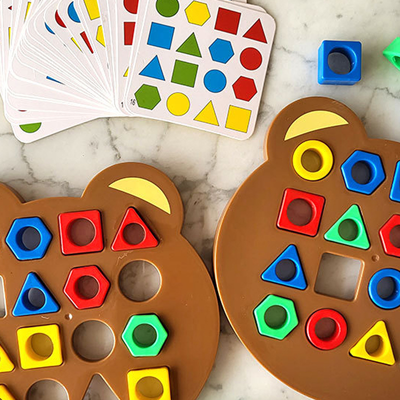 Hot 1Pc Children Puzzles Geome - Board Game Quick のレビューと価格