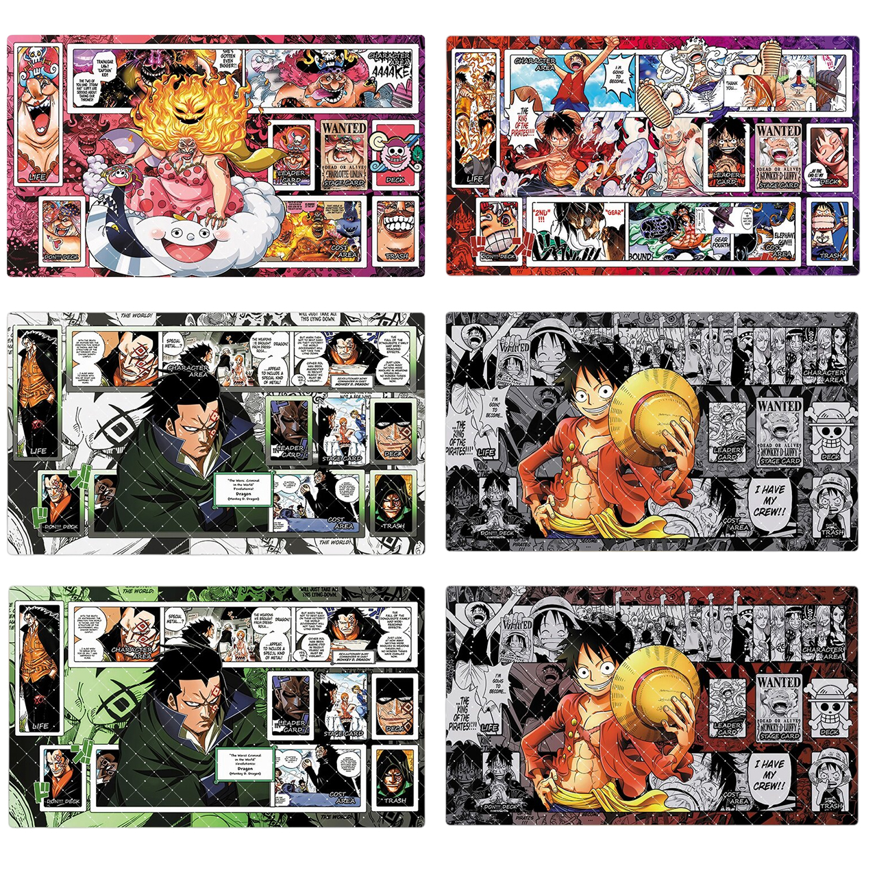 600x350mm One Piece Monkey D.  - Board Game Solo のレビューと価格
