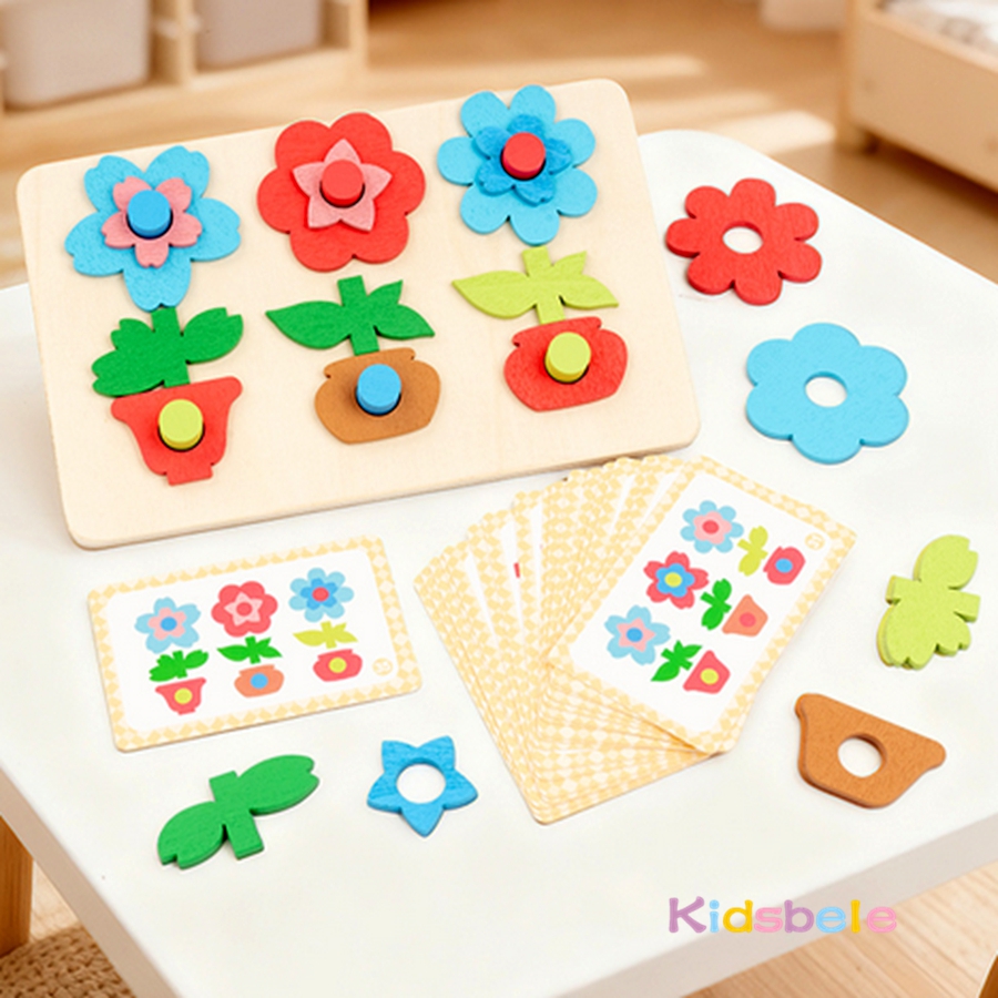 Montessori DIY Wooden Flower P - Board Game History のレビューと価格
