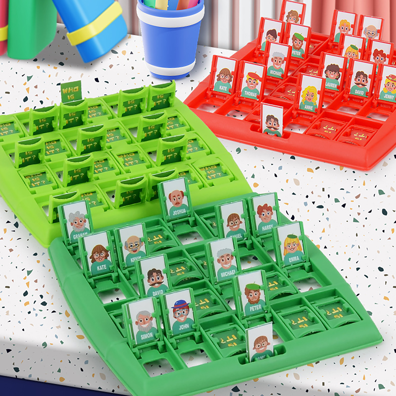 Family Guessing Board Game Who - Board Game Family のレビューと価格