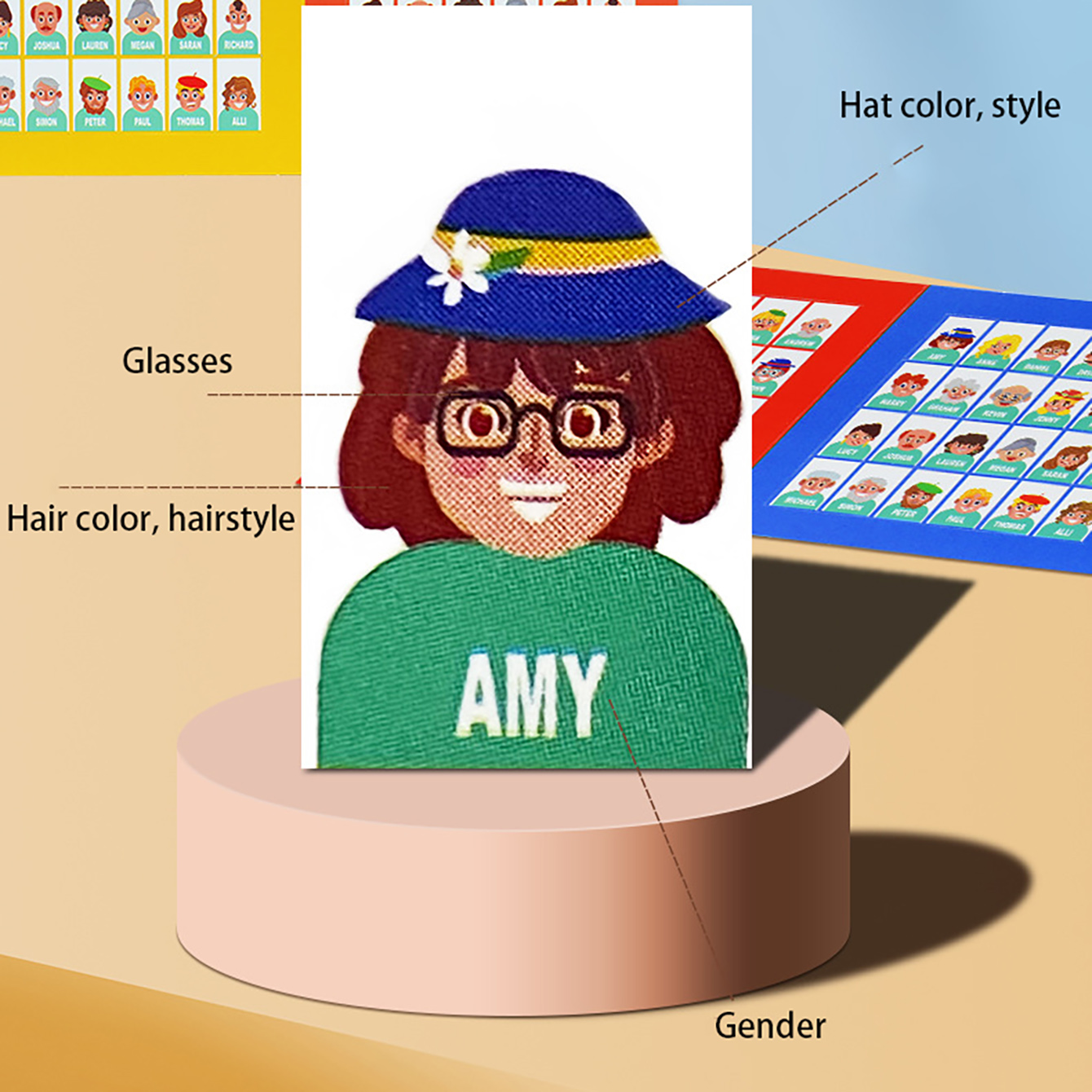 Family Guessing Board Game Who - Board Game Family のレビューと価格