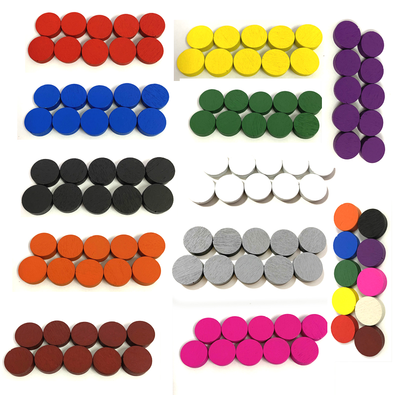 50pieces 15*5MM 11 Colors Wood - Board Game Quoridor のレビューと価格
