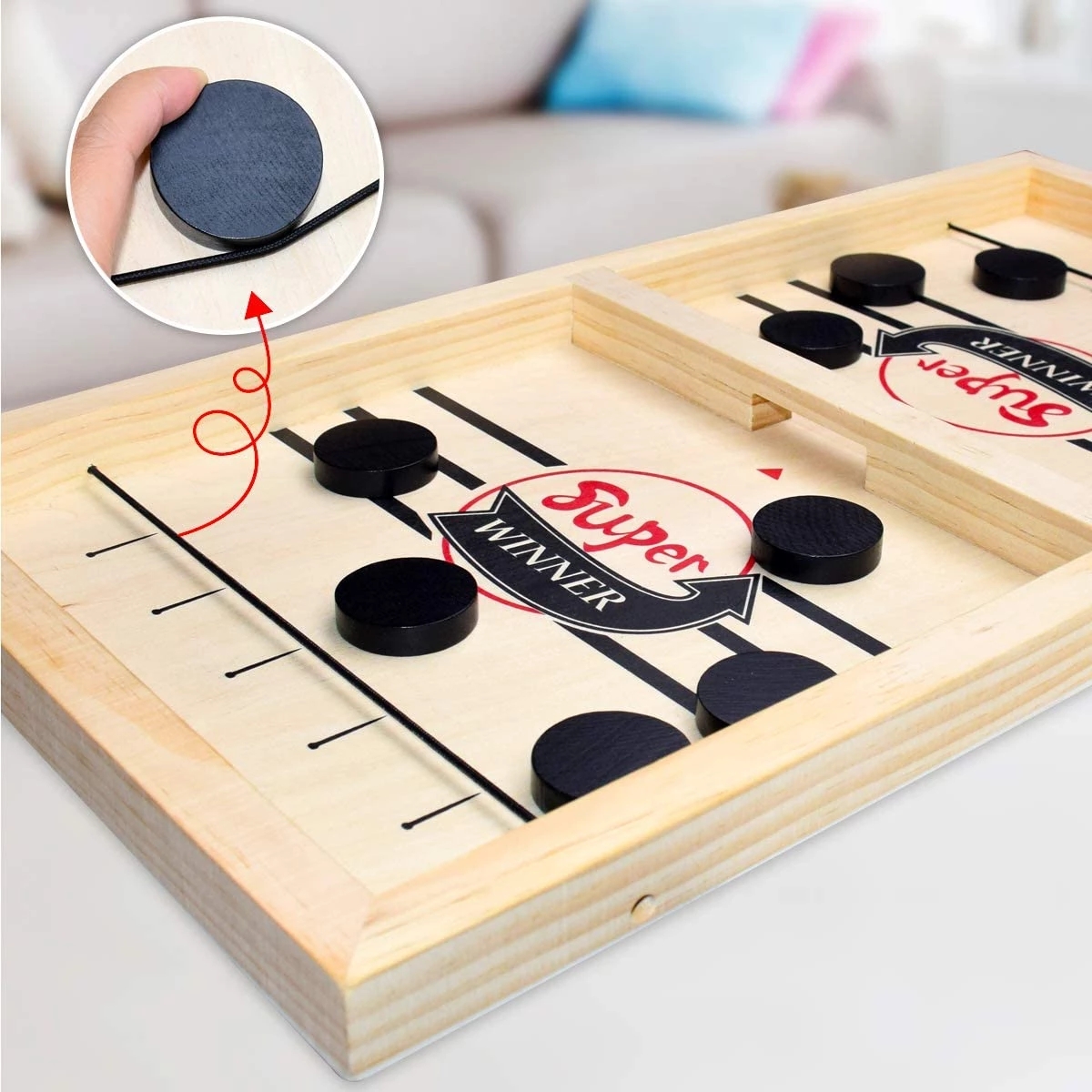 Table Hockey Paced Sling Puck  - Board Game Quick のレビューと価格