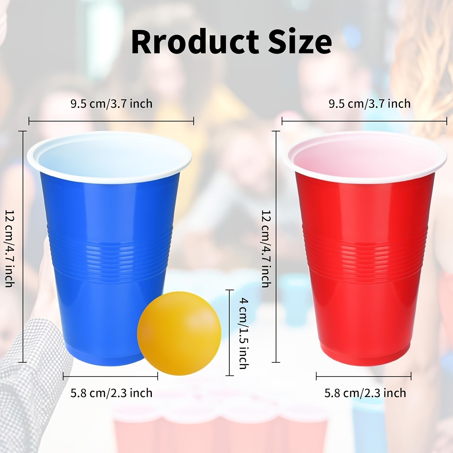 Beer Pong Game Set & Party Cup - Board Game Solo のレビューと価格