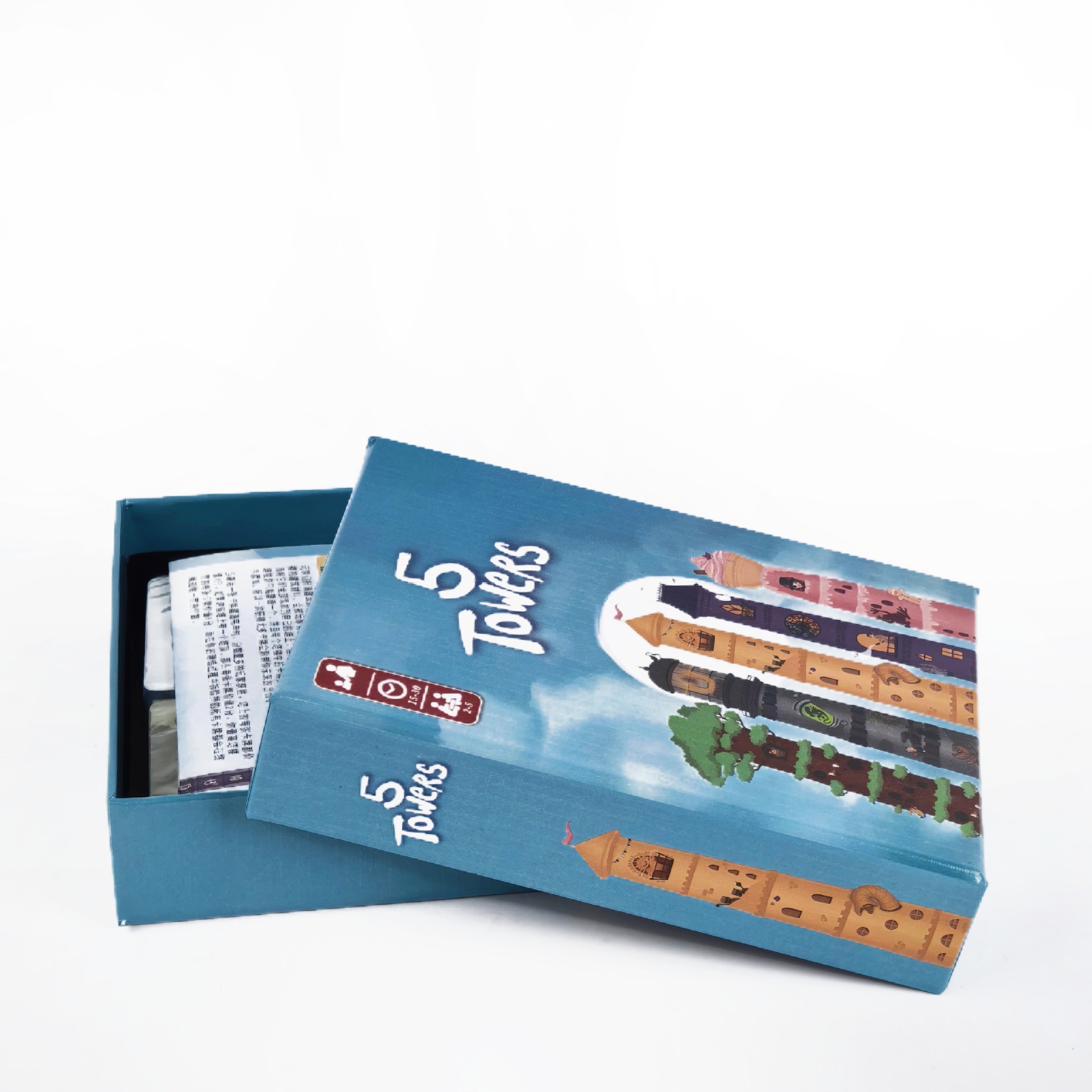 5 Towers Strategy Stacking Tow - Board Game For 5 Players のレビューと価格