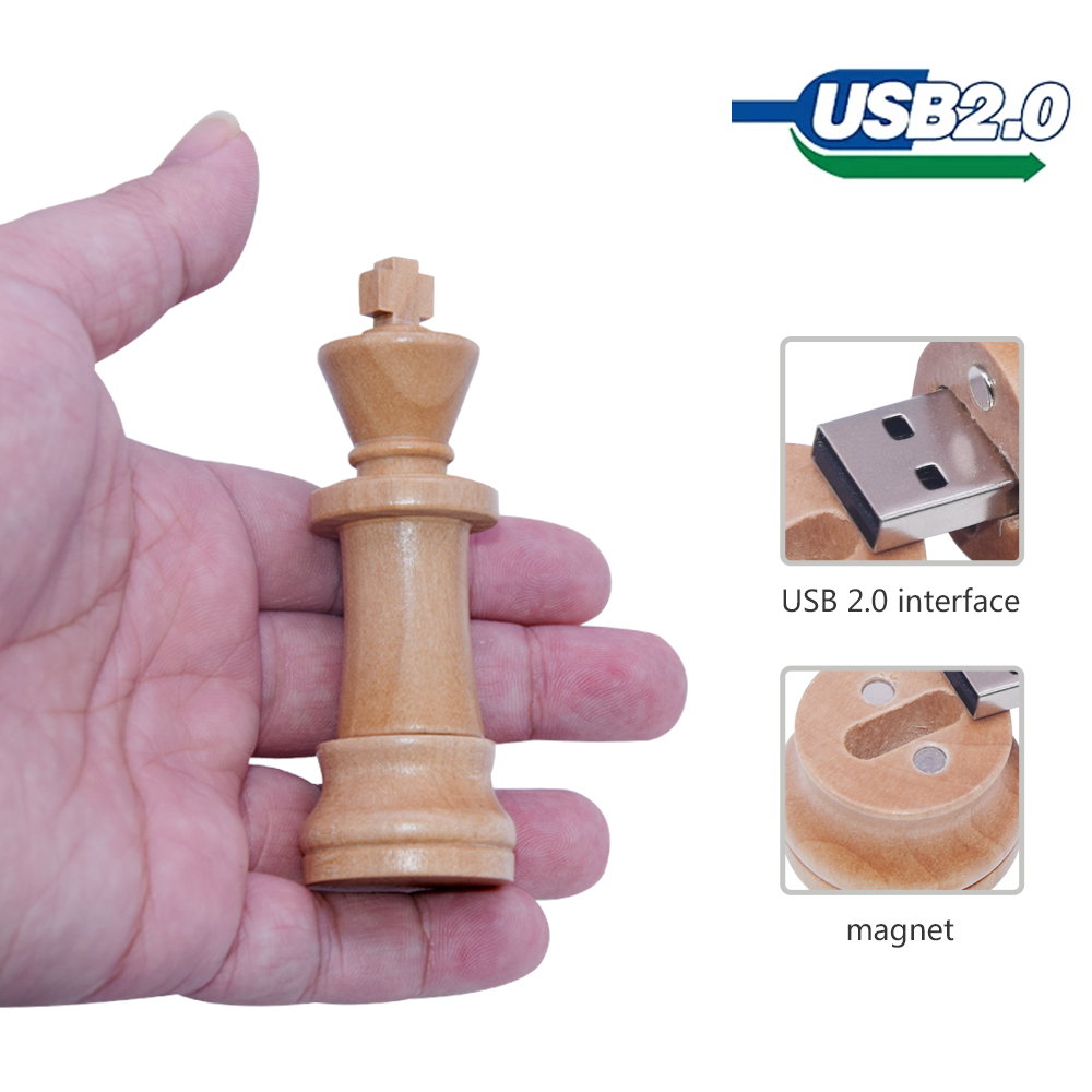Wooden International Chess USB - Board Game Oath のレビューと価格