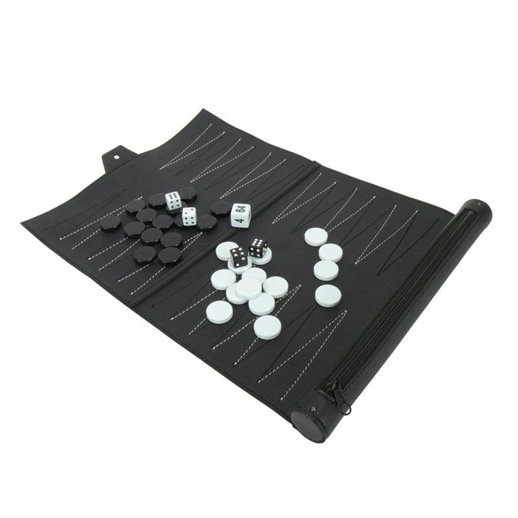 Vintage PU Leather Backgammon  - Board Game For 5 Players のレビューと価格