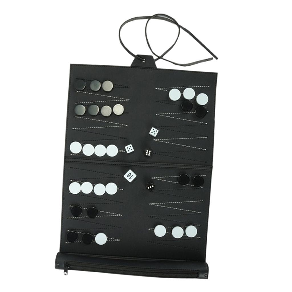 Vintage PU Leather Backgammon  - Board Game For 5 Players のレビューと価格