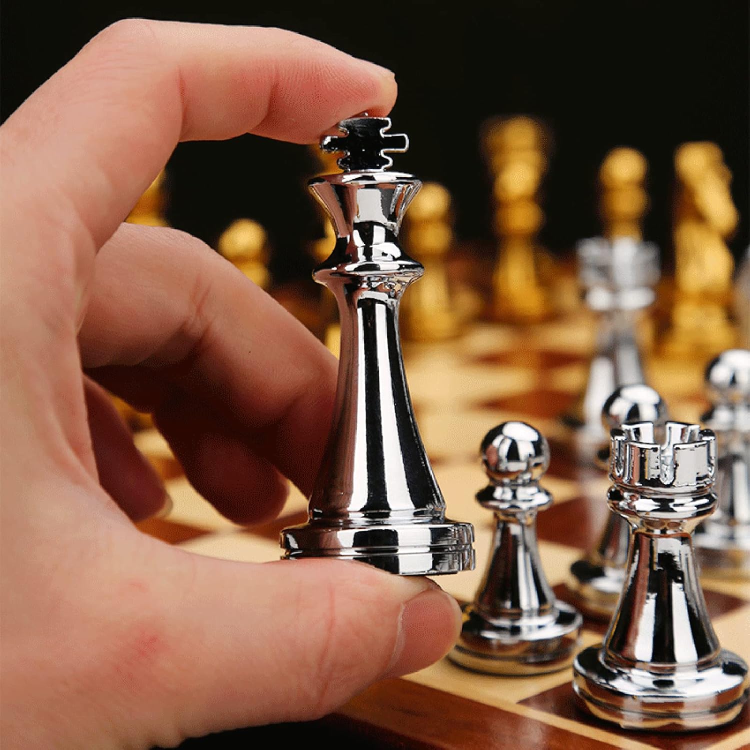 Weighted Metal Chess Pieces 2. - Board Game Queen のレビューと価格