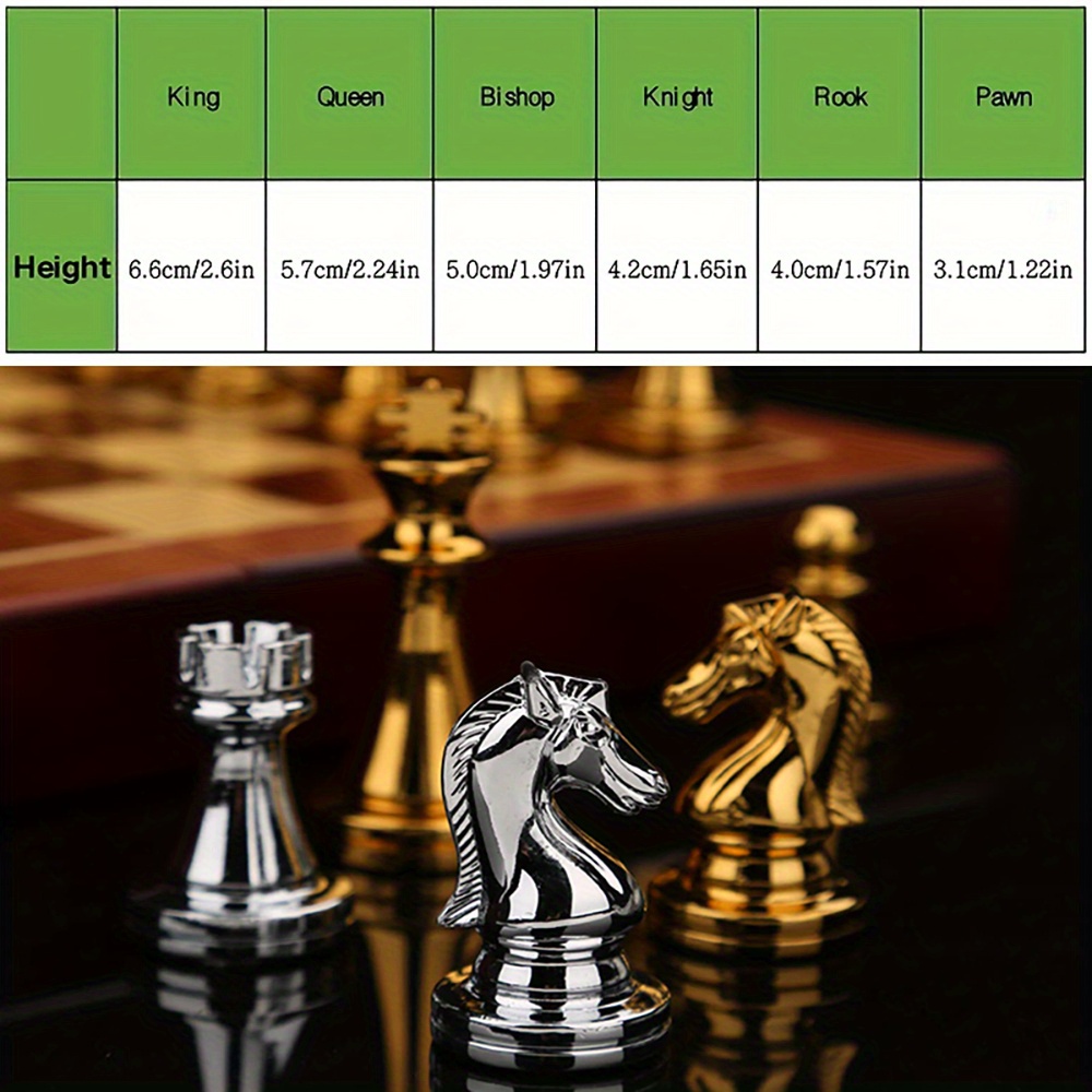 Weighted Metal Chess Pieces 2. - Board Game Queen のレビューと価格