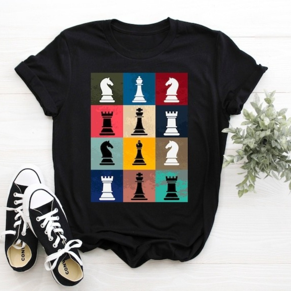 Vintage Chess Lover T-shirt Ch - Board Game Queen のレビューと価格