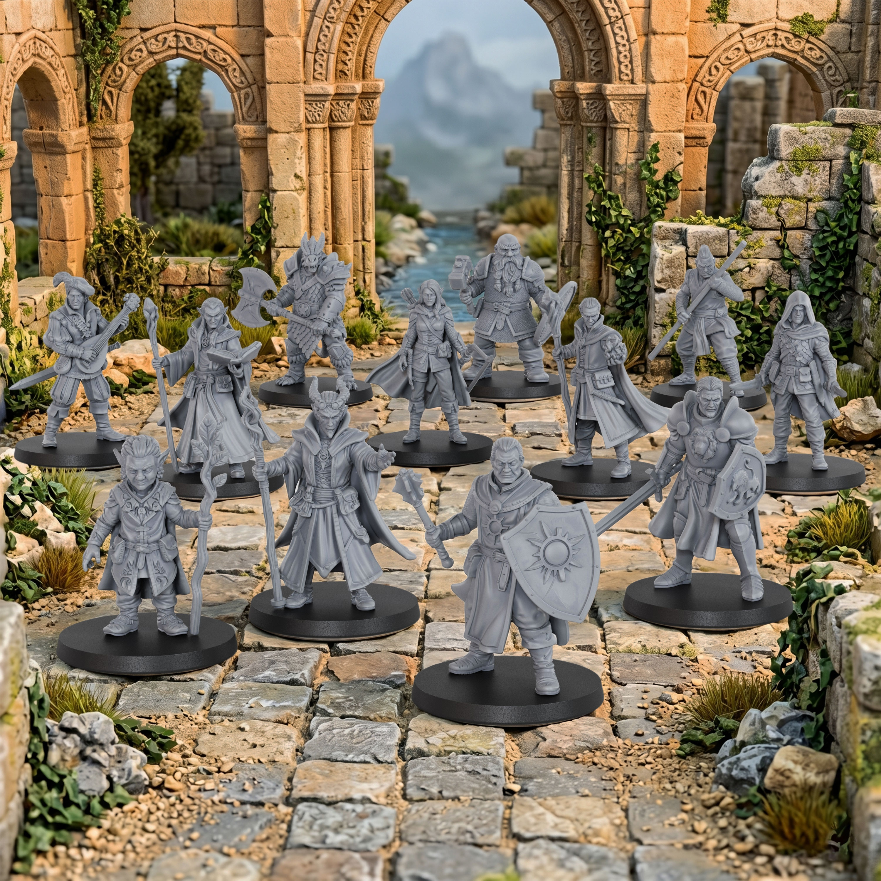 Heroes Mini Set 25mm/1:64 Scal - Board Game Zombie のレビューと価格