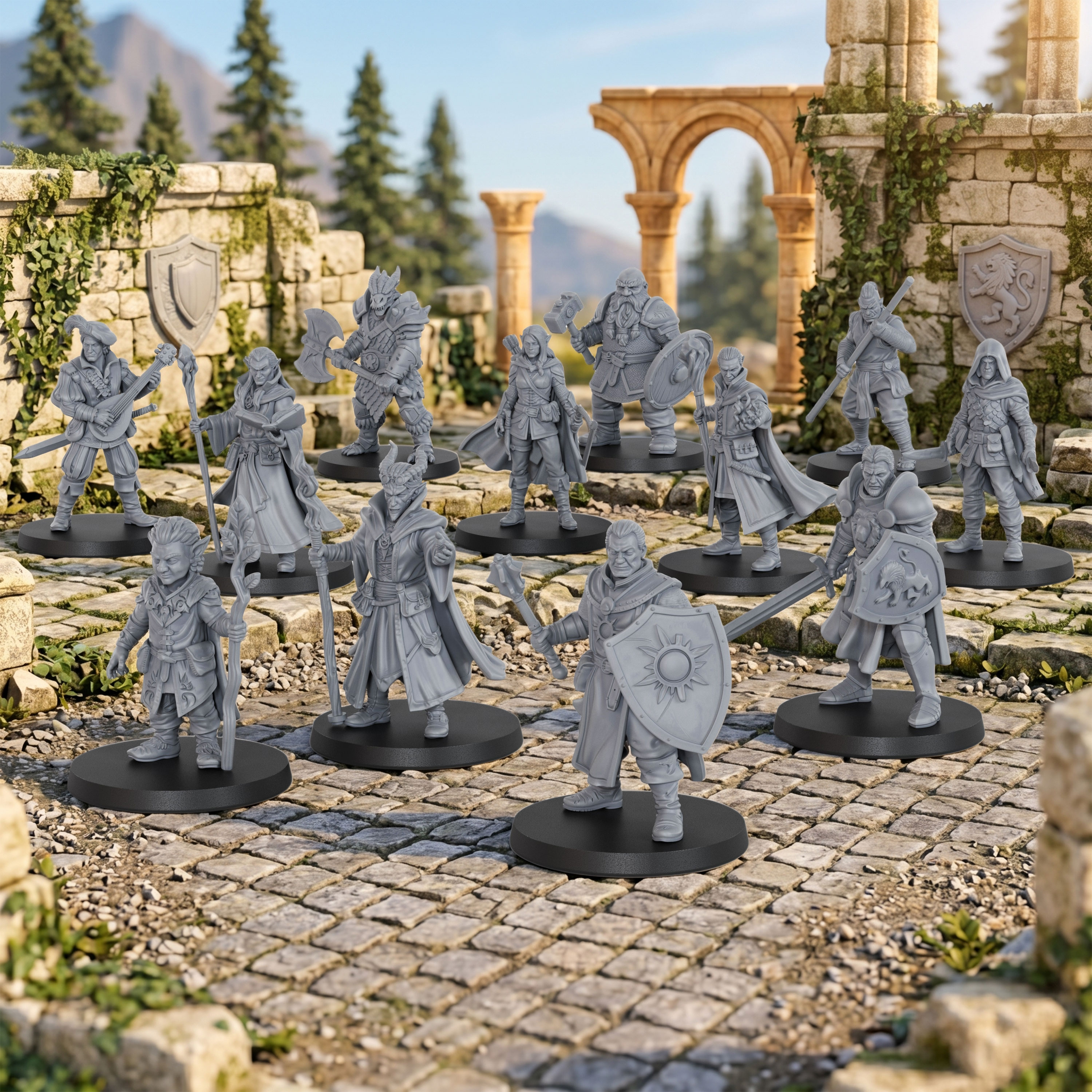 Heroes Mini Set 25mm/1:64 Scal - Board Game Zombie のレビューと価格