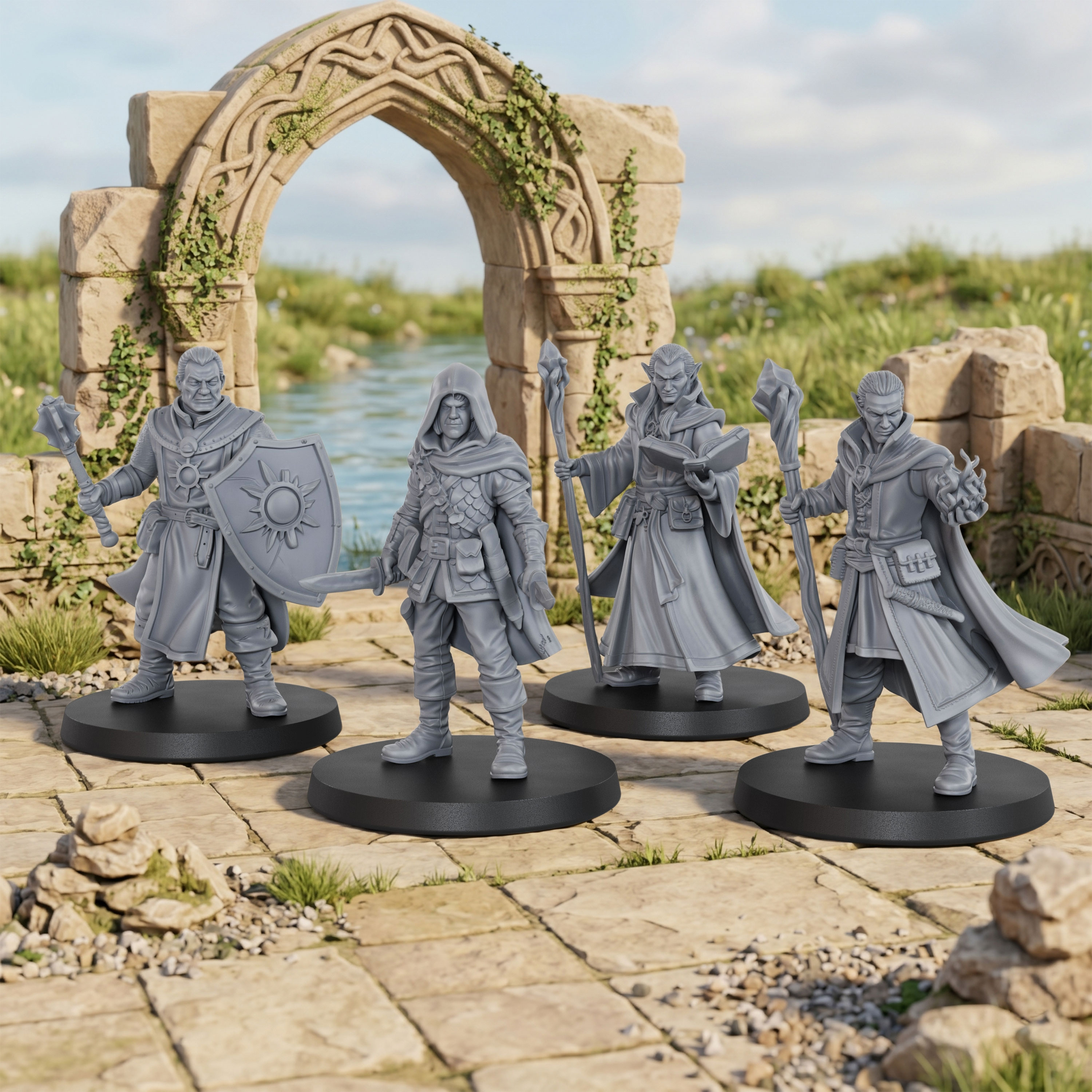 Heroes Mini Set 25mm/1:64 Scal - Board Game Zombie のレビューと価格