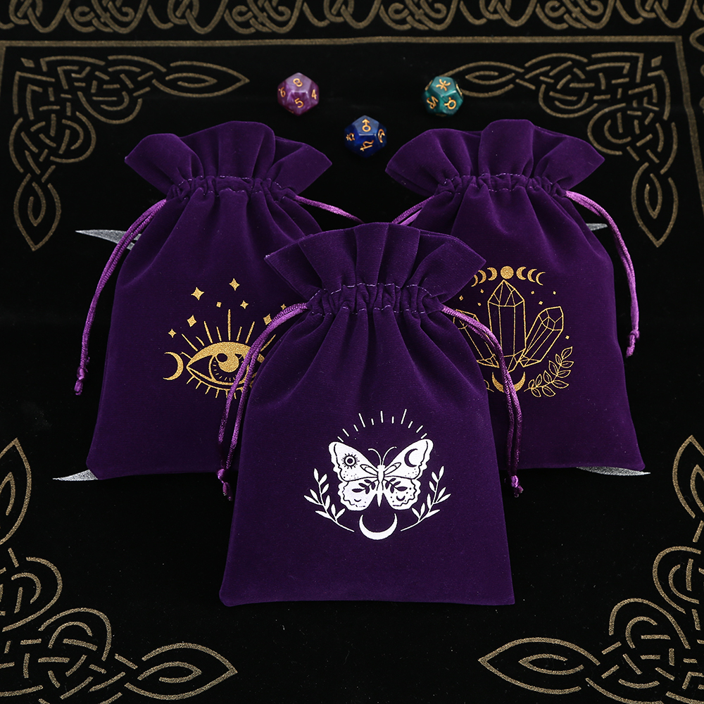 5Pcs Tarot Storage Velvet Bag  - Board Game History のレビューと価格
