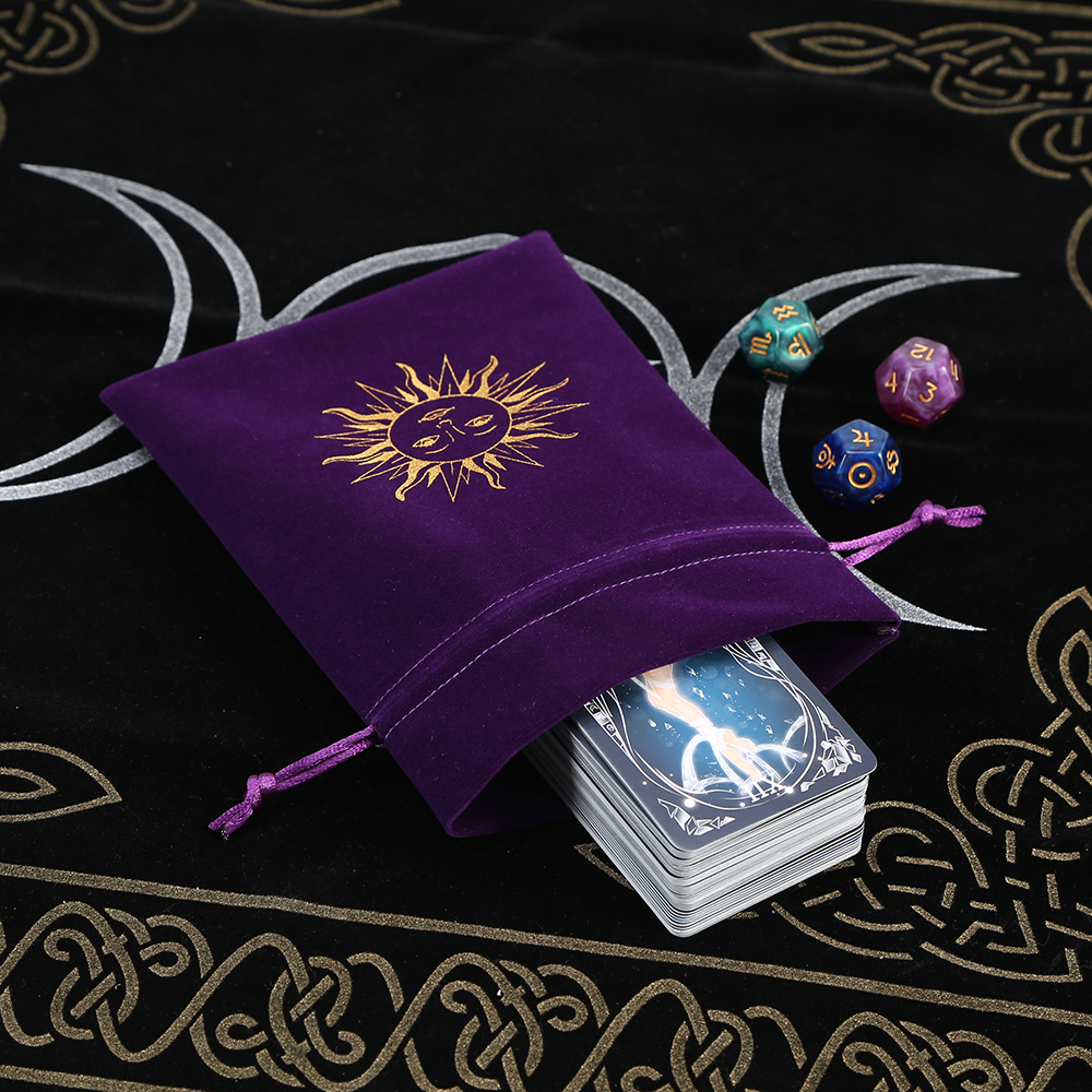 5Pcs Tarot Storage Velvet Bag  - Board Game History のレビューと価格