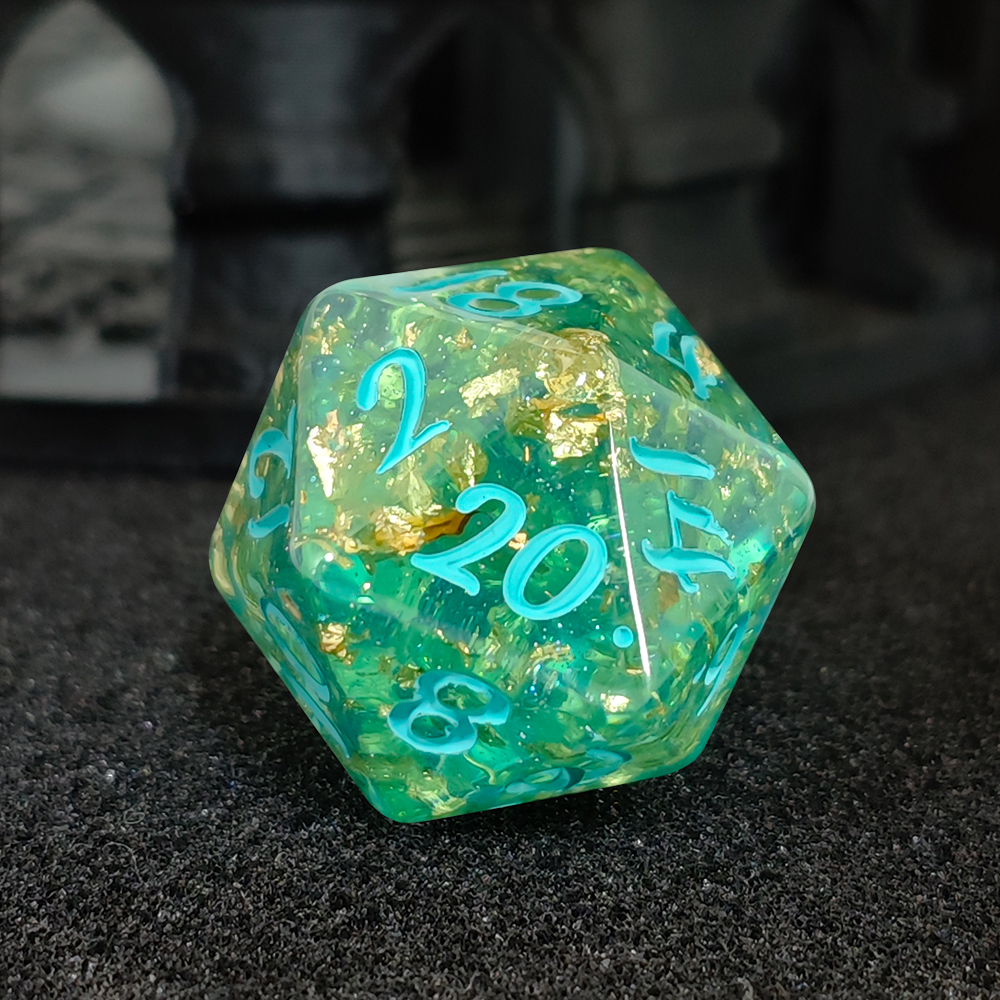 7Pcs/set Glitter Dice Set DnD  - Board Game Live のレビューと価格