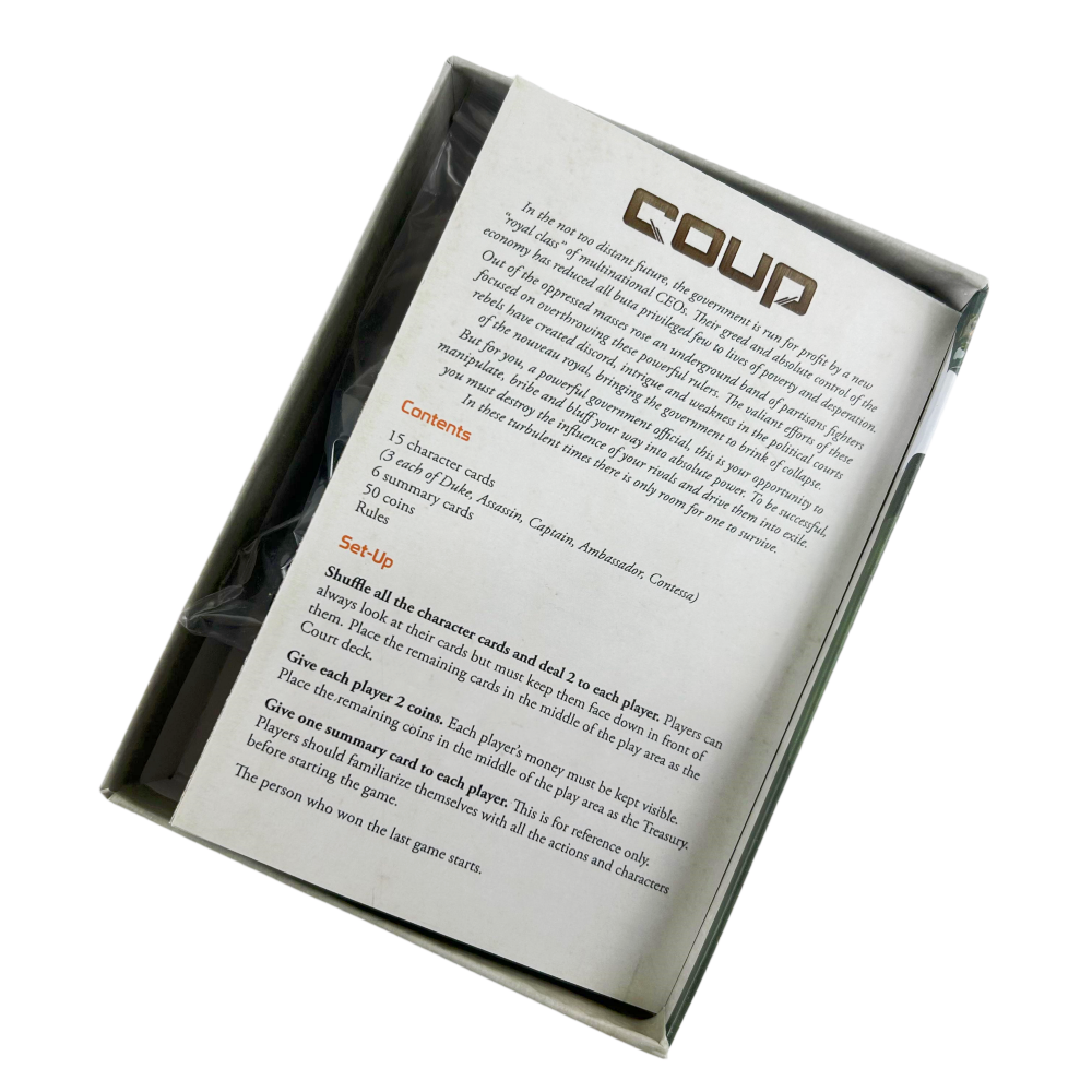 Boards and Cards | Coup | Card - Board Game Risk のレビューと価格