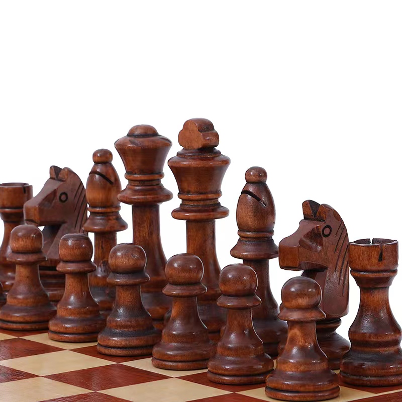32 Pieces Wooden Chess King He - Board Game Queen のレビューと価格