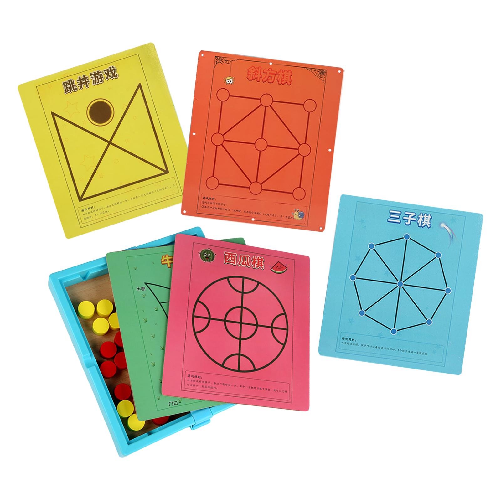 Portable 5 in 1 Board Game Tea - Board Game For 5 Players のレビューと価格