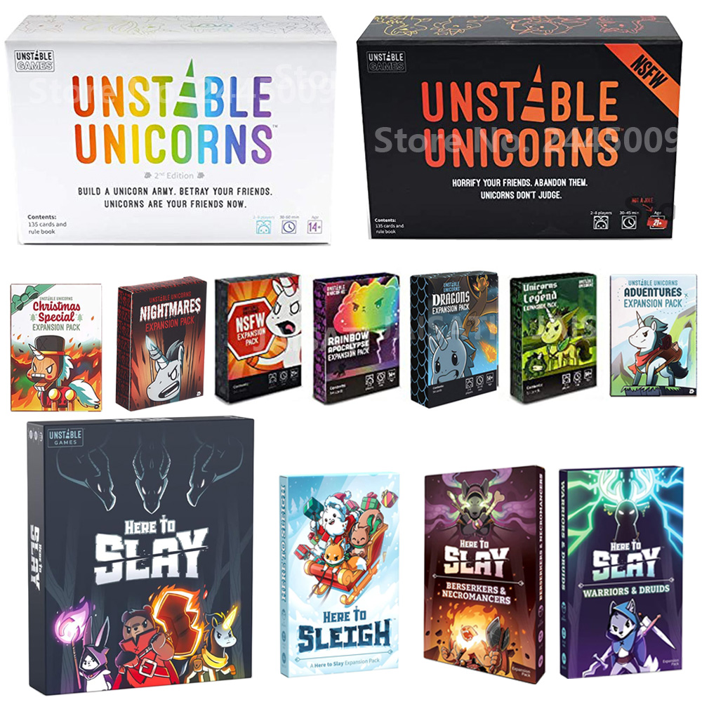 Unicorns card game Christmas S - Board Game Zombie のレビューと価格