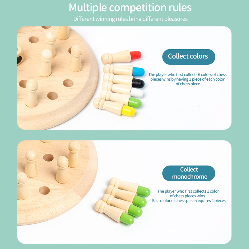 Wooden Chessboard Color Memory - Board Game Oath のレビューと価格