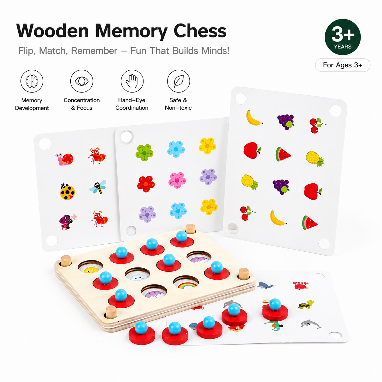 Memory Chess, Children's Educa - Board Game Oath のレビューと価格