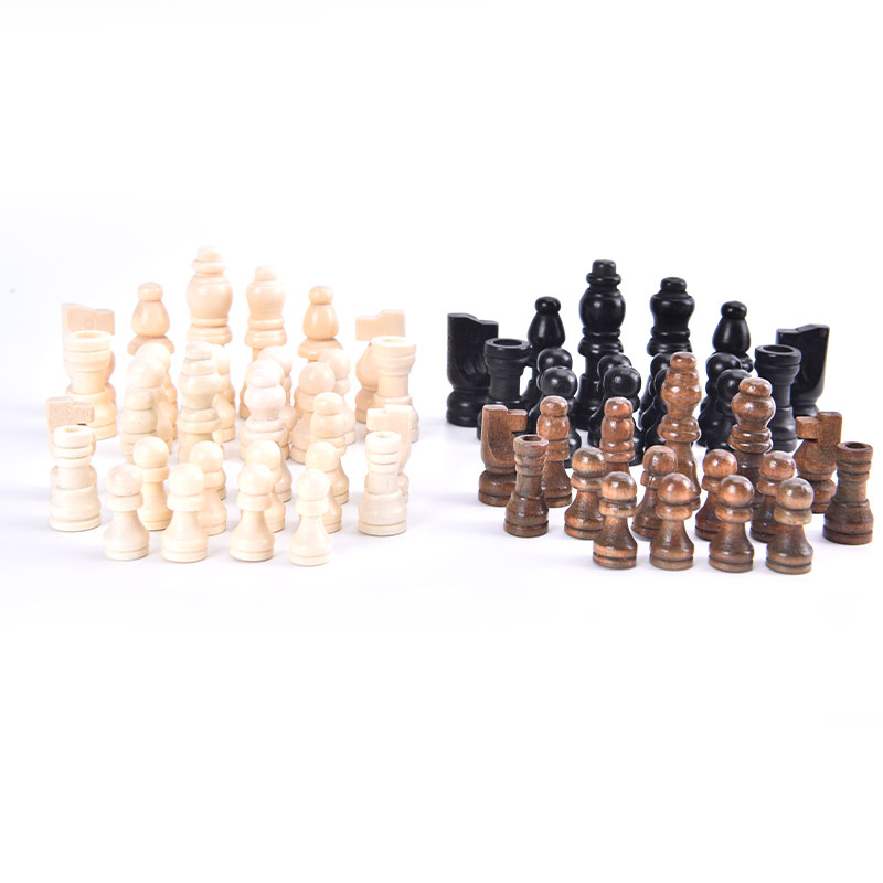 32pcs Wooden Chess Pieces Comp - Board Game Queen のレビューと価格