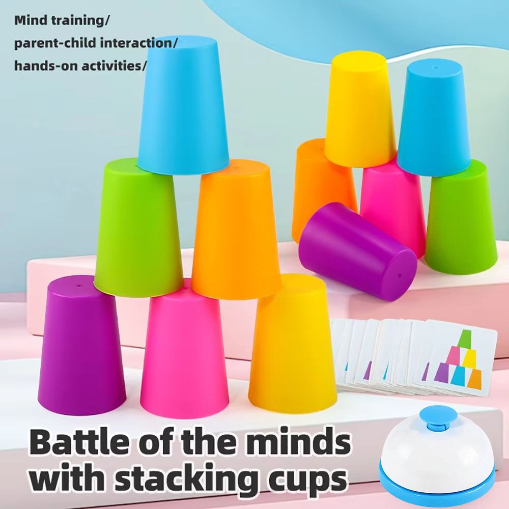 Color Learning Stacking Cup Ga - Board Game Quick のレビューと価格
