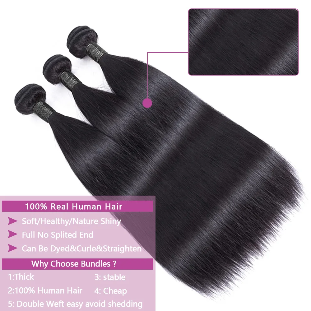 24 26 28 Inch Human Hair Bundl - Board Game Queen のレビューと価格