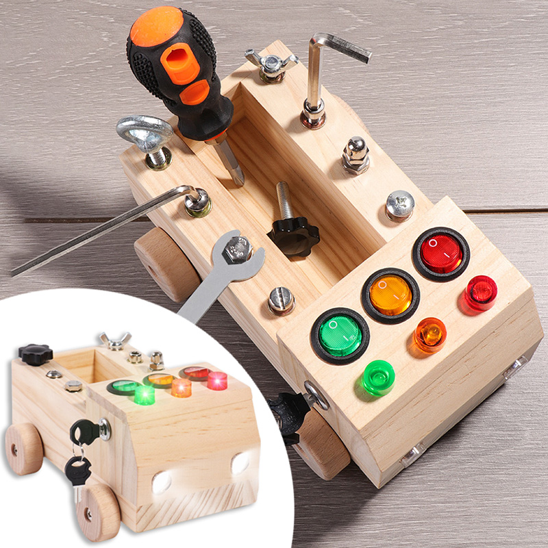 Wooden Montessori Busy Board S - Board Game China のレビューと価格