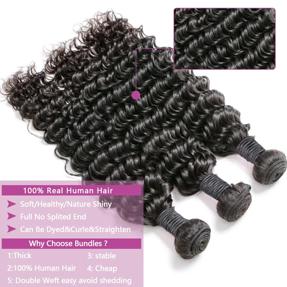 Queenlike Deep Wave Human Hair - Board Game Queen のレビューと価格