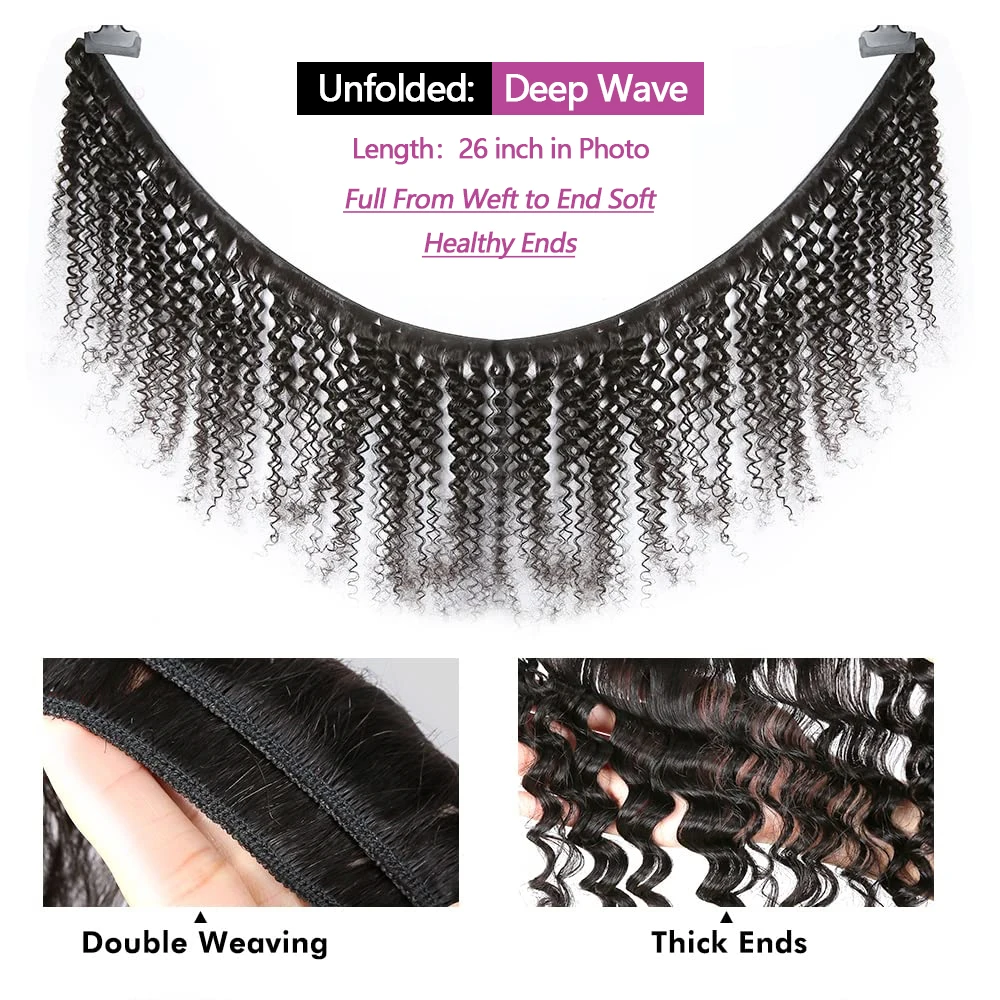 Queenlike Deep Wave Human Hair - Board Game Queen のレビューと価格