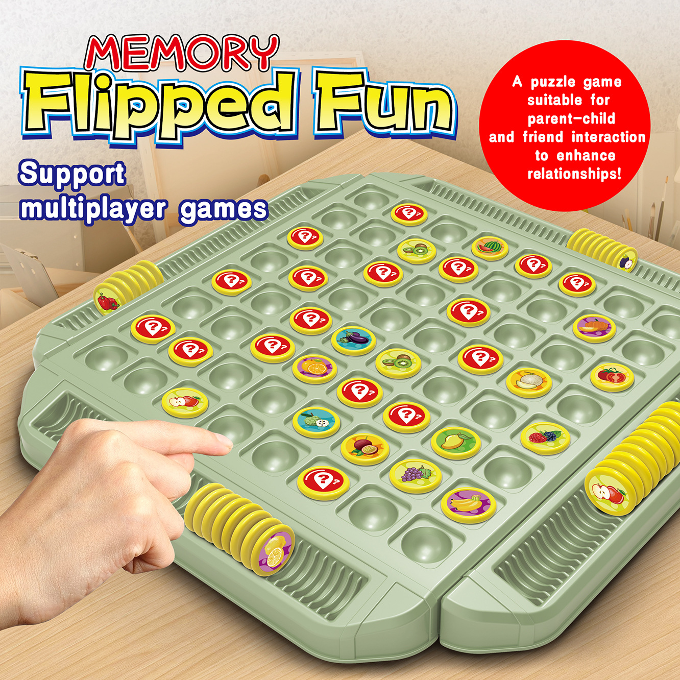 Fruit Flip Chess Memory Match  - Board Game Oath のレビューと価格