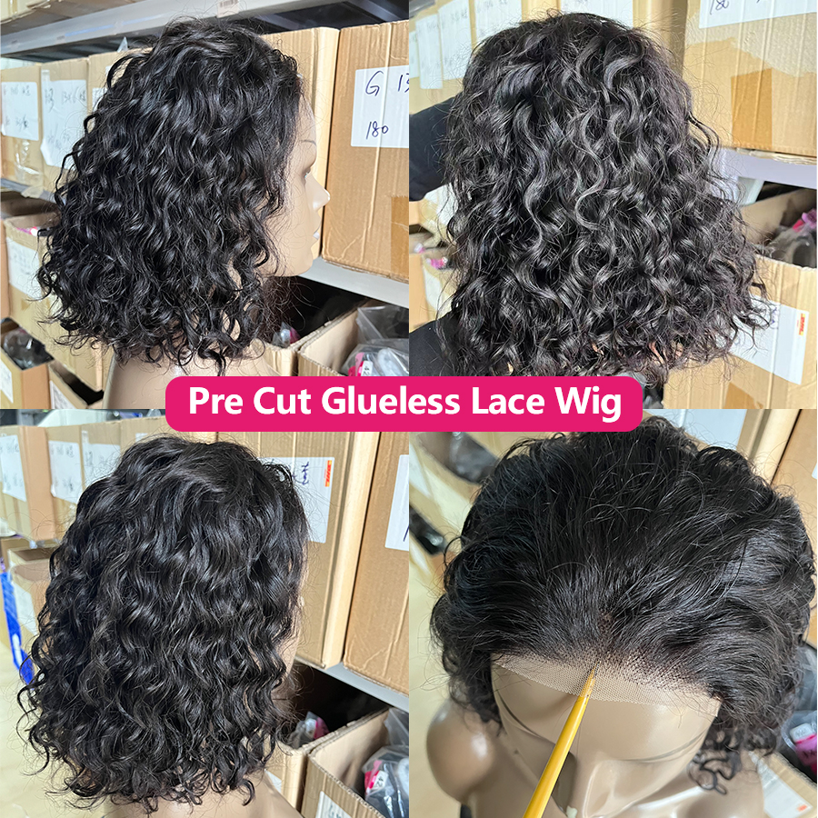 4x4 Glueless Wig BoB Human Hai - Board Game Queen のレビューと価格