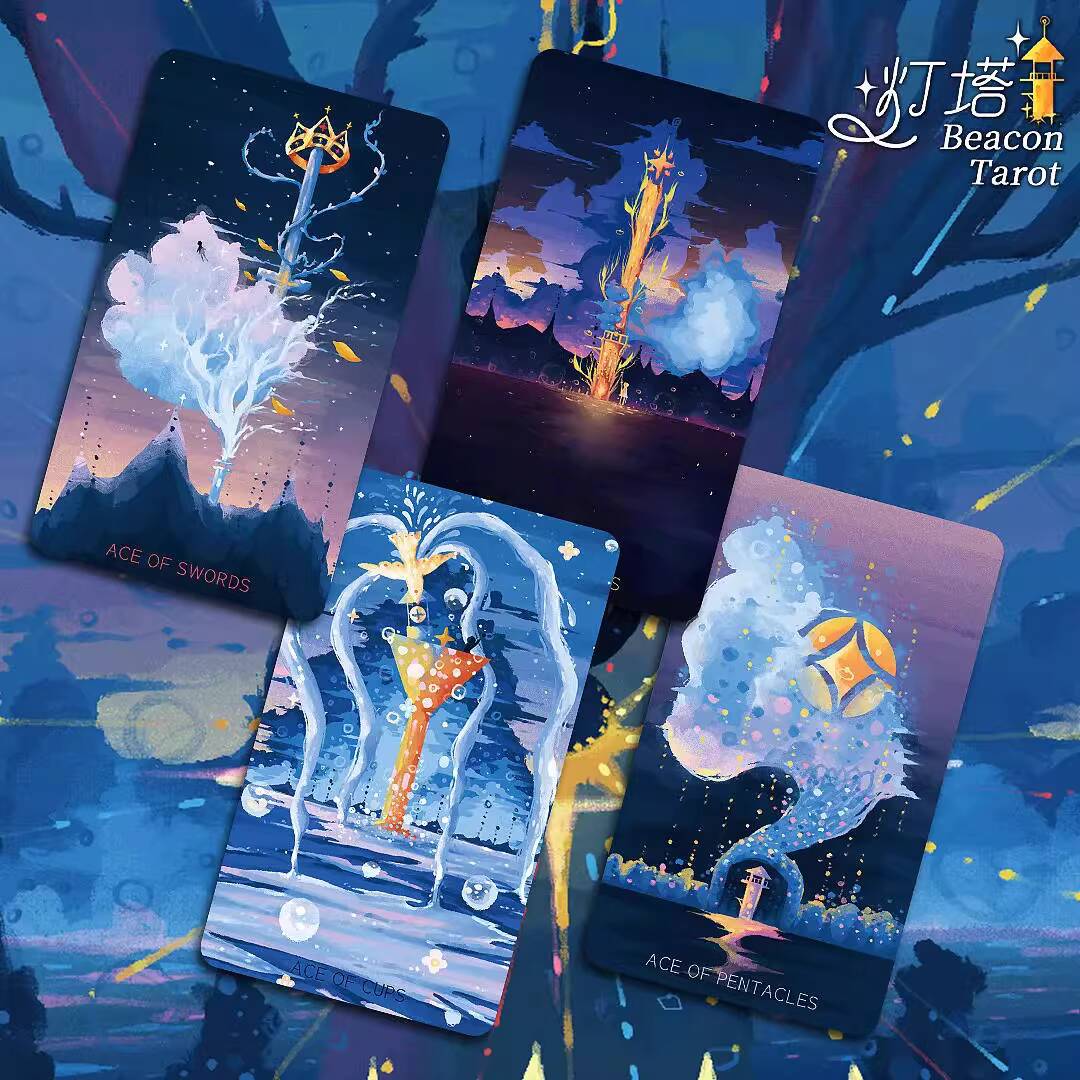 New Lighthouse Tarot Cards Aes - Board Game Queen のレビューと価格