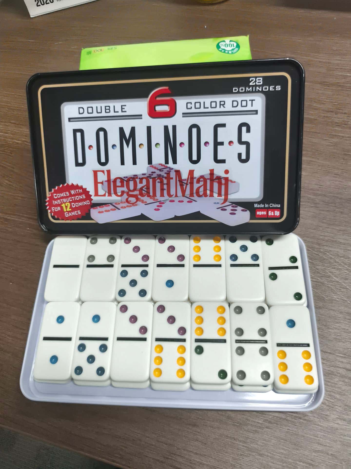 ElegantMahj Double Six Dominoe - Board Game Family のレビューと価格