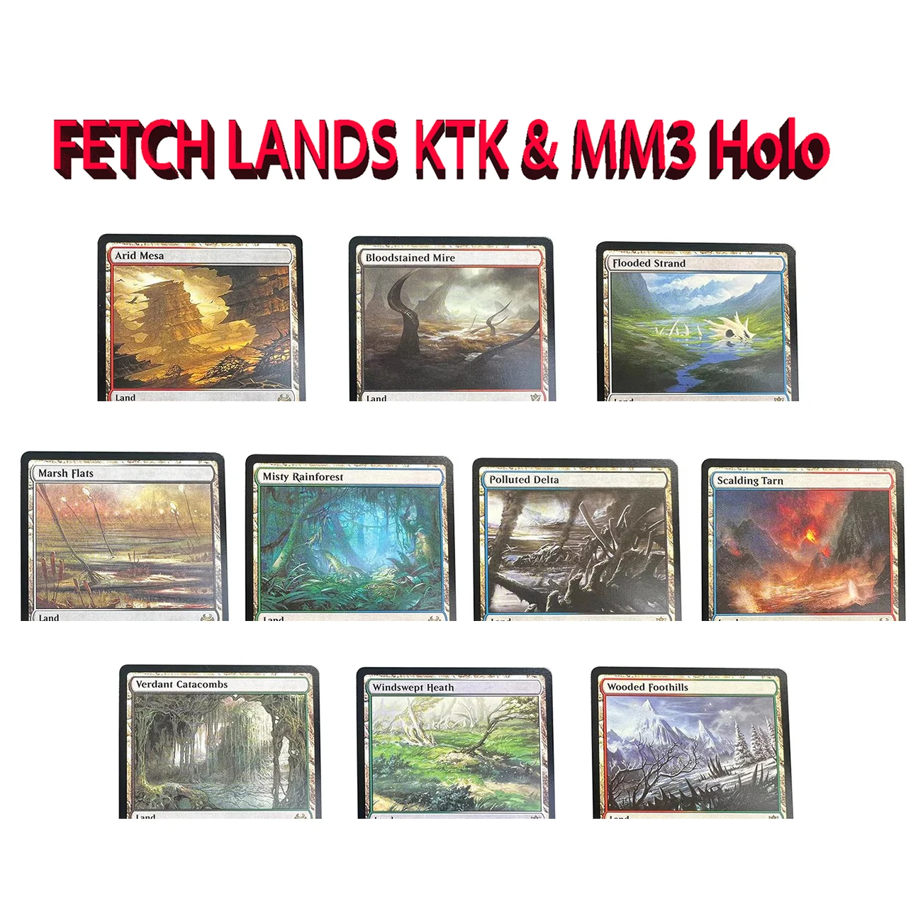 FETCH LANDS KTK&MM3 Holo Pollu - Board Game History のレビューと価格