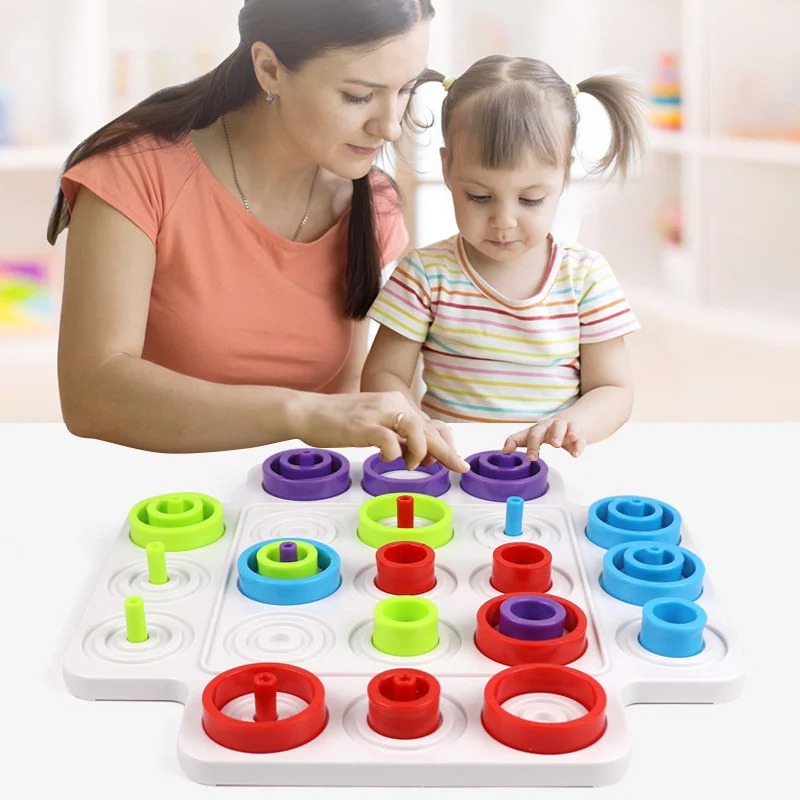 Montessori Stacking Ring Board - Board Game Family のレビューと価格