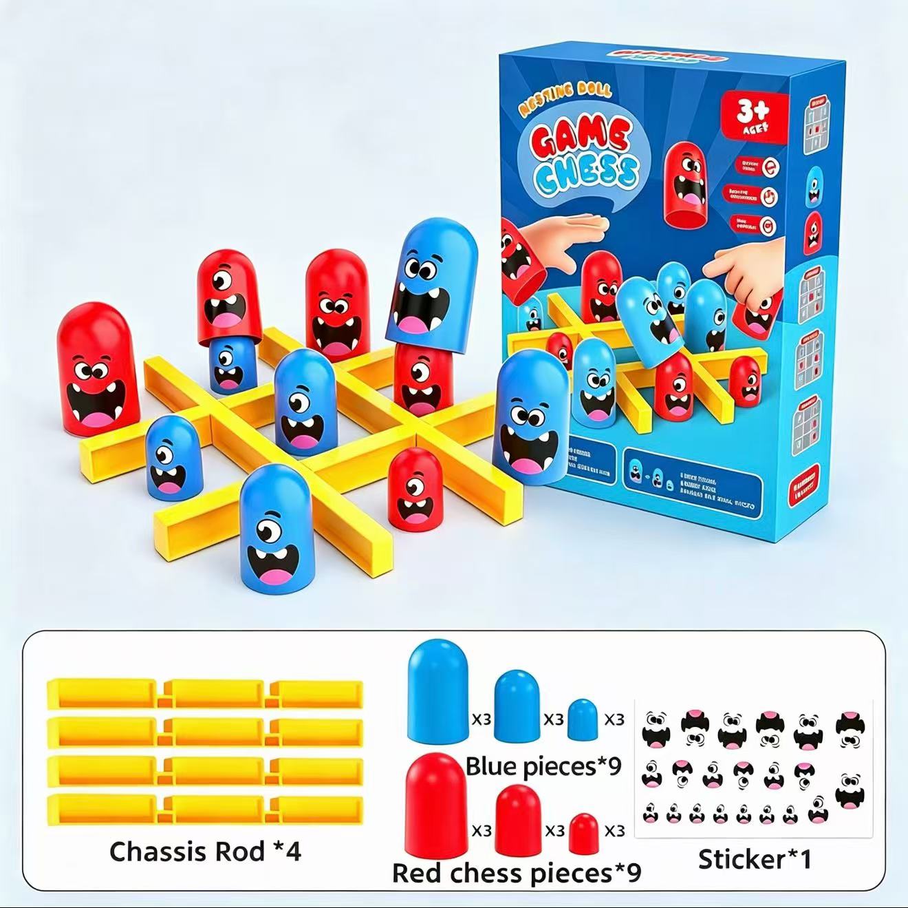 Tic-Tac-Toe Eat-and-Be-Sized S - Board Game Live のレビューと価格