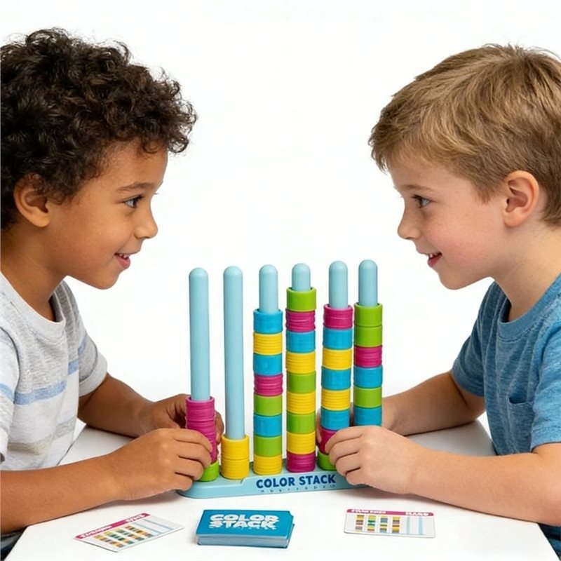 WOWFU-Color Stack Challenge Fa - Board Game Solo のレビューと価格